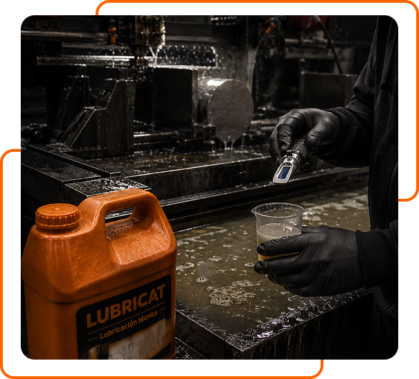 control taladrina lubricacion sierras cinta